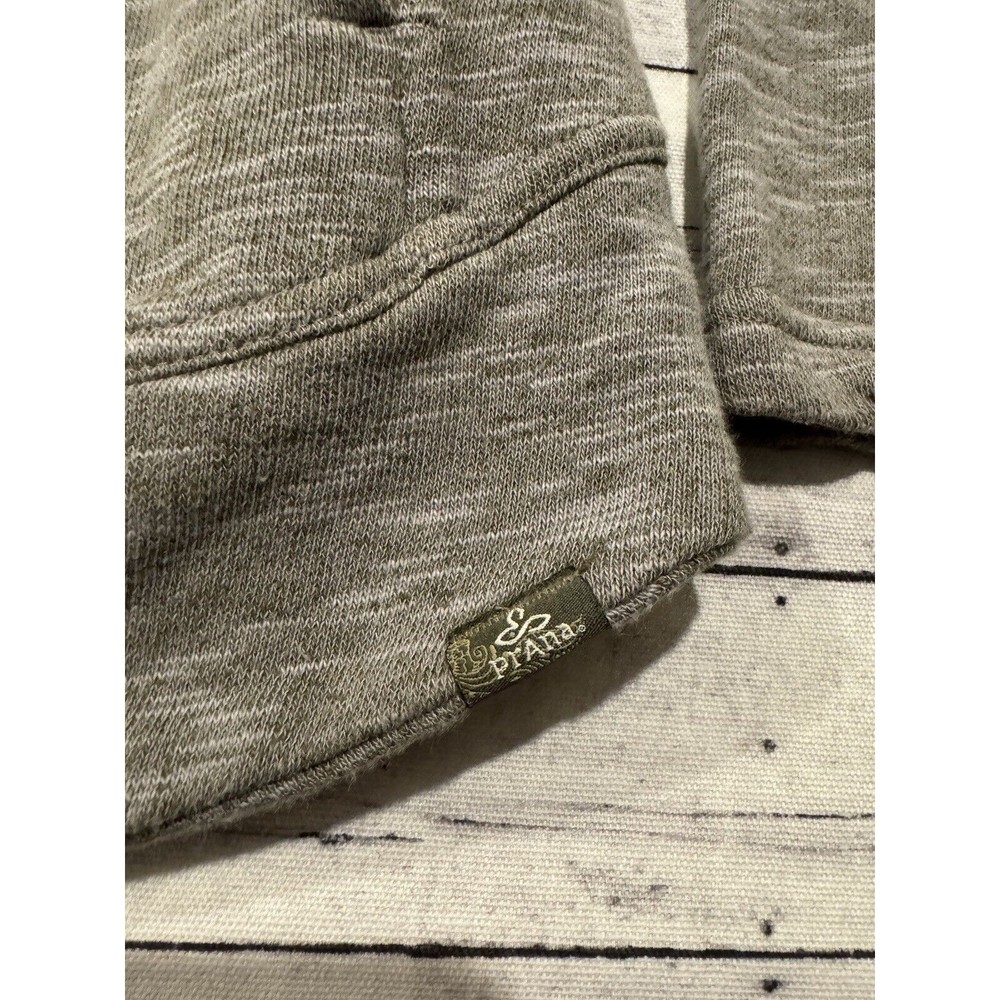prAna Womens Calexa Tunic Sweater Sz XS Heather Green Pullover Active Pockets - Picture 6 of 15